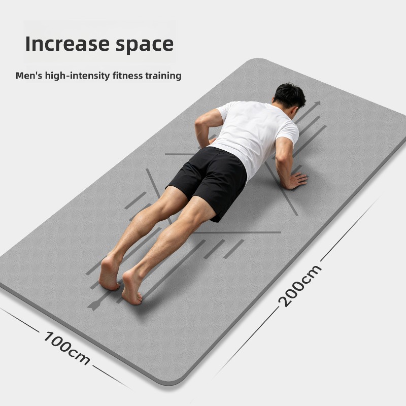 Large Size Men Yoga Mat Thick  - Ab Mat Crunch 评论和价格